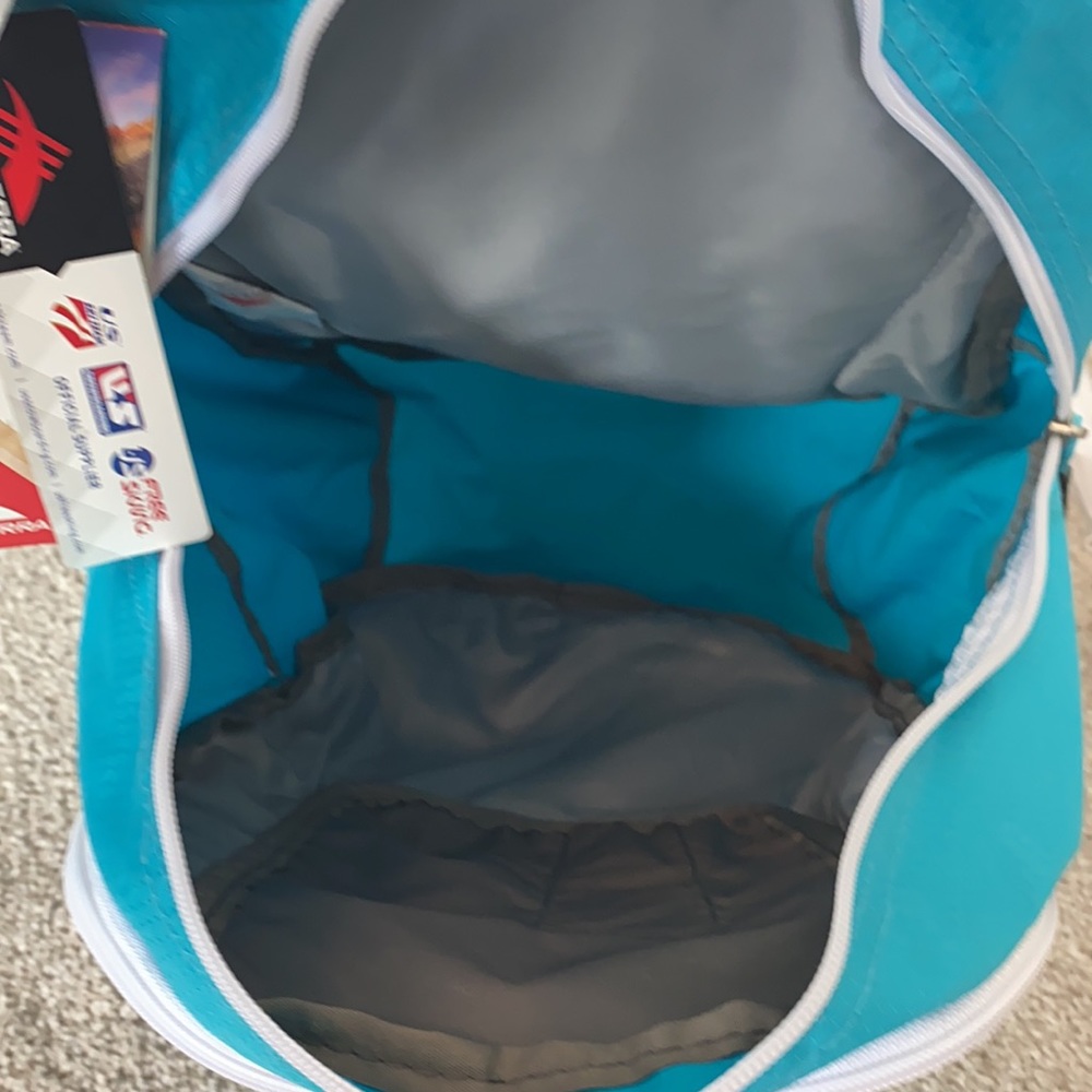NWT High Sierra backpack turquoise blue - Picture 6 of 14